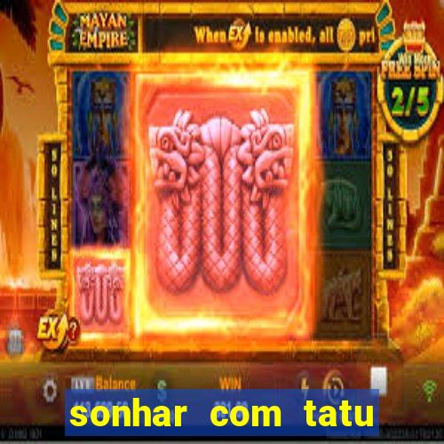 sonhar com tatu jogo do bicho